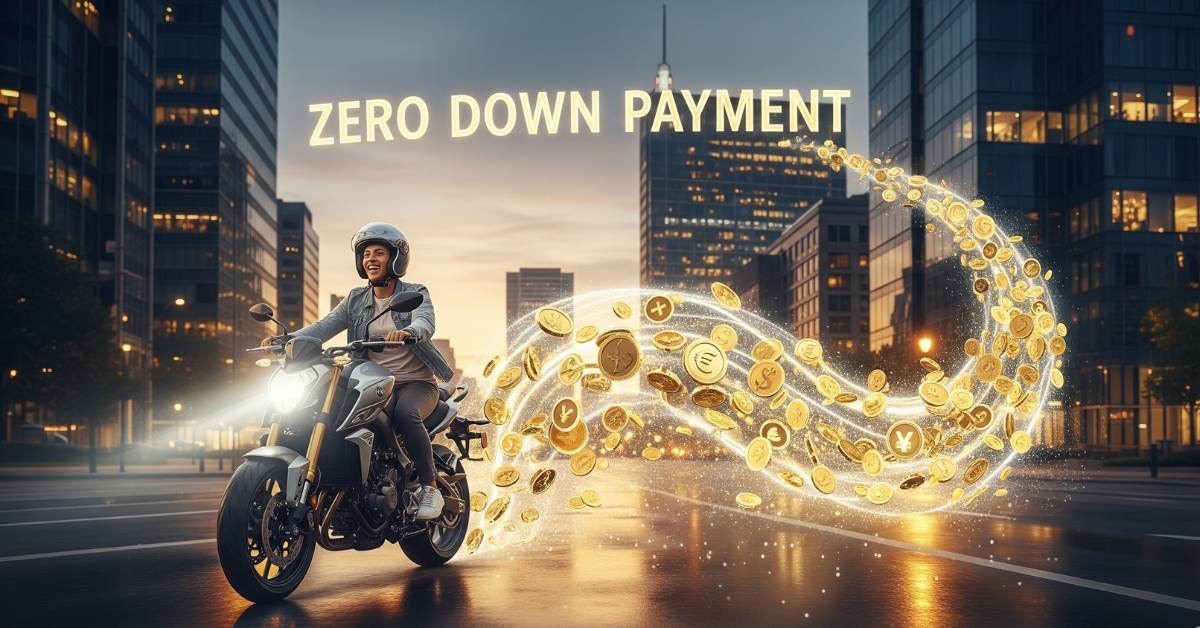 Zero down payment bike loan