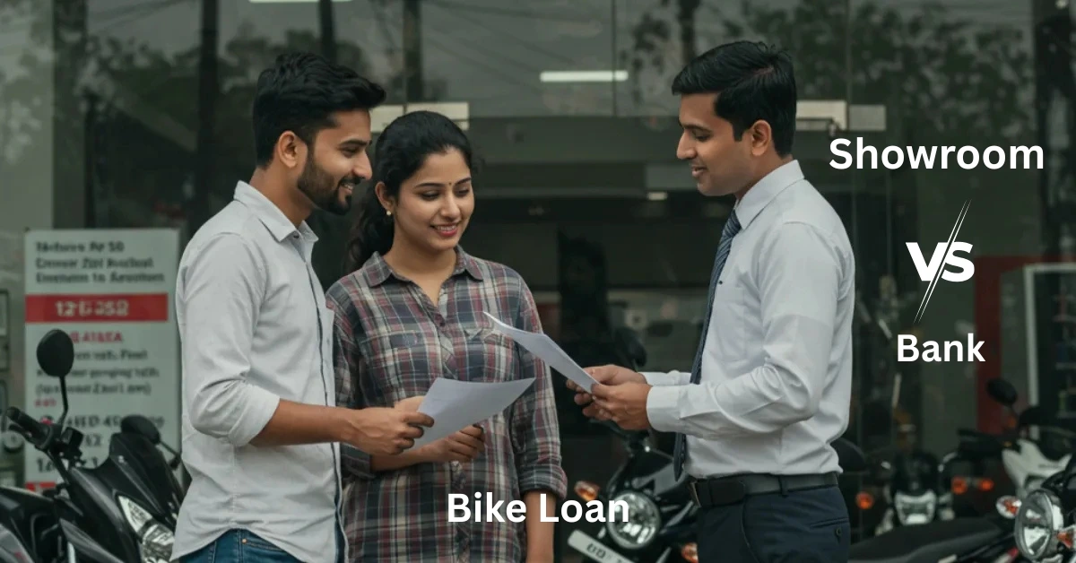 Bike loan showroom vs bank
