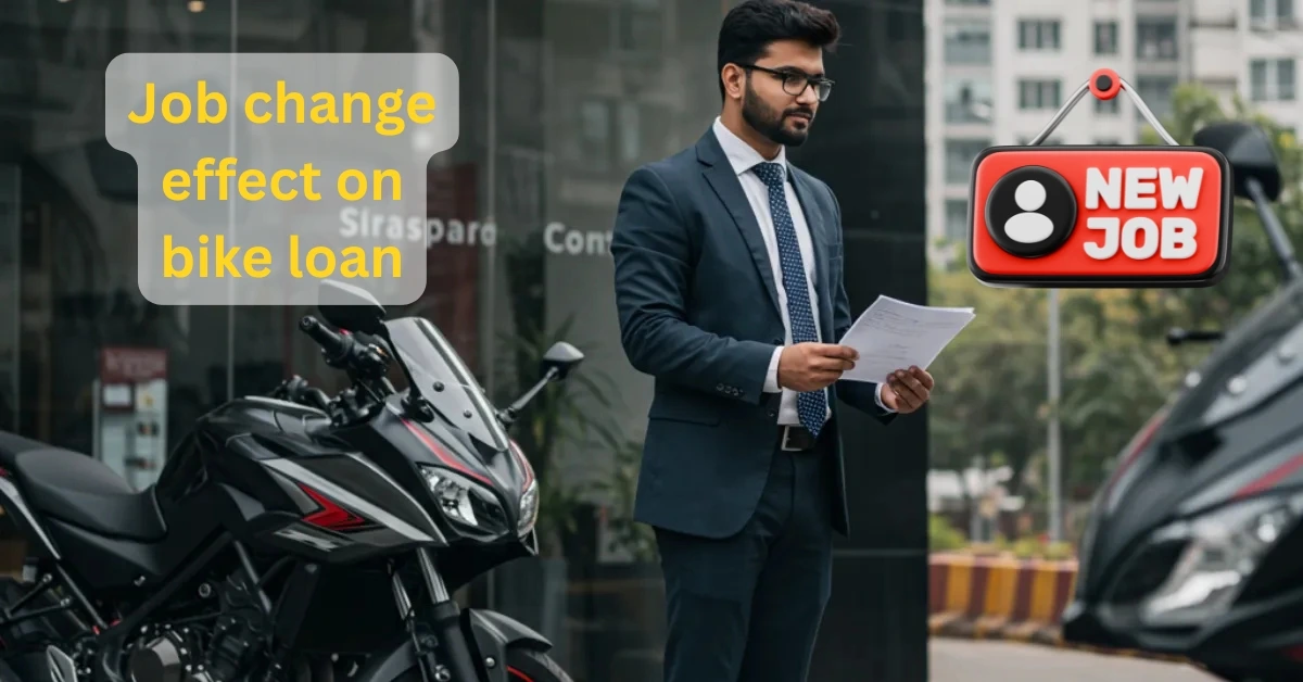 Job change effect on bike loan
