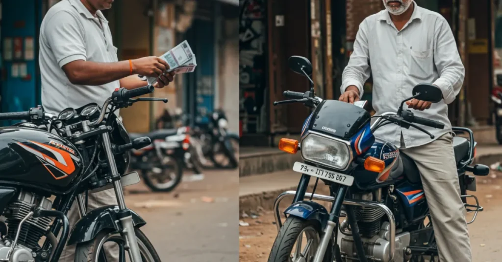 Bike loan down payment