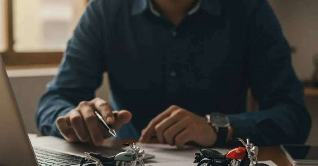 Bike loan down payment