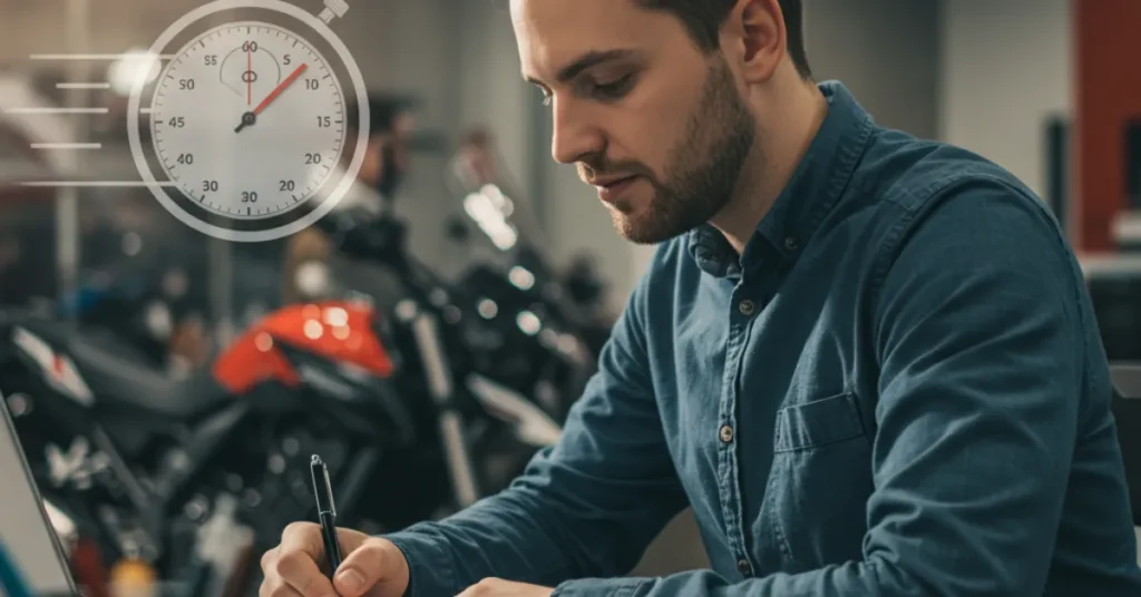 Bike loan showroom vs bank