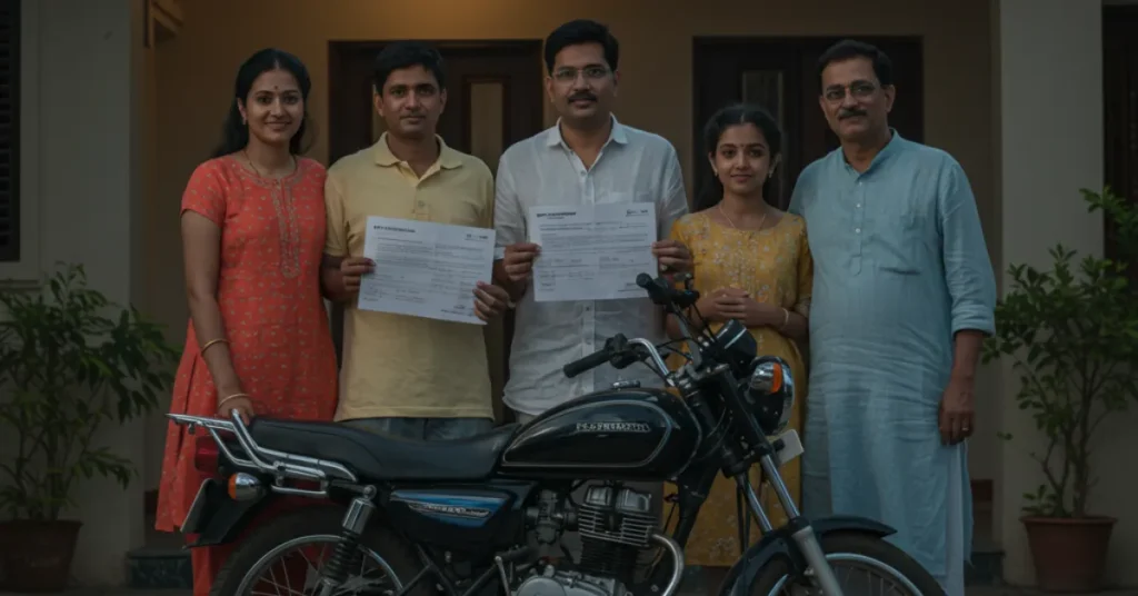 Bike loan showroom vs bank